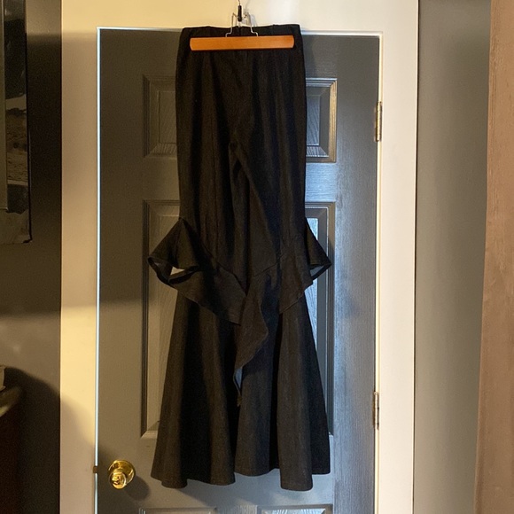 Del Lago Super Flare Pull on Jean / Pant - Black - Picture 5 of 11